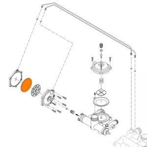 Membrána 3cestného ventilu U00x-K - Buderus